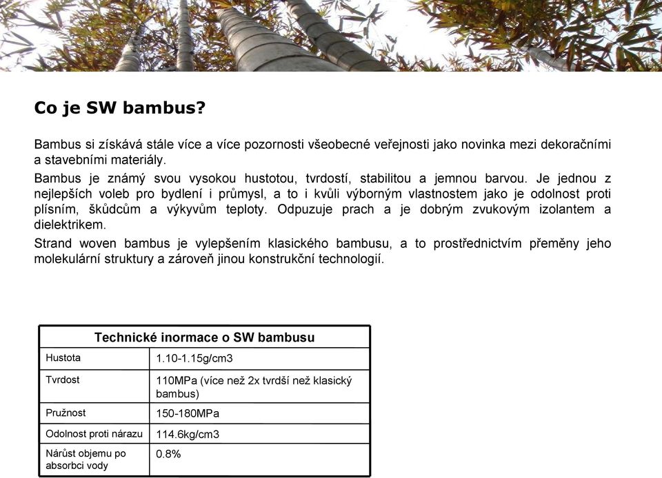 Je jednou z nejlepších voleb pro bydlení i průmysl, a to i kvůli výborným vlastnostem jako je odolnost proti plísním, škůdcům a výkyvům teploty.