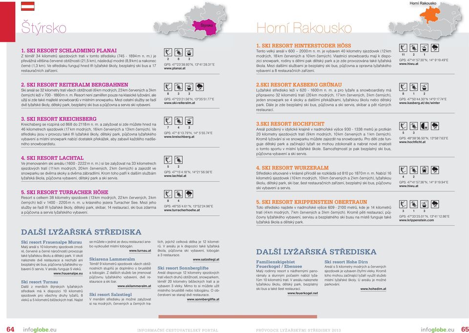 9 N,. E www.planai.at. SKI RESORT HINTERSTODER HÖSS Tento velký areál v 00 000 m n. m. je vybaven 0 kilometry sjezdovek ( km modrých, km červených a 0 km černých).