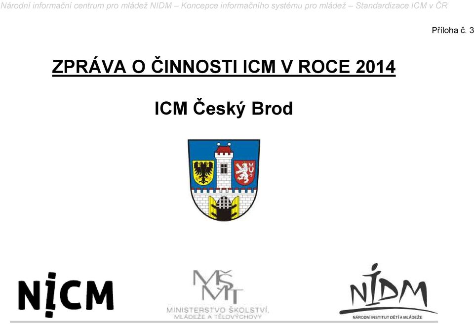 ČINNOSTI ICM V