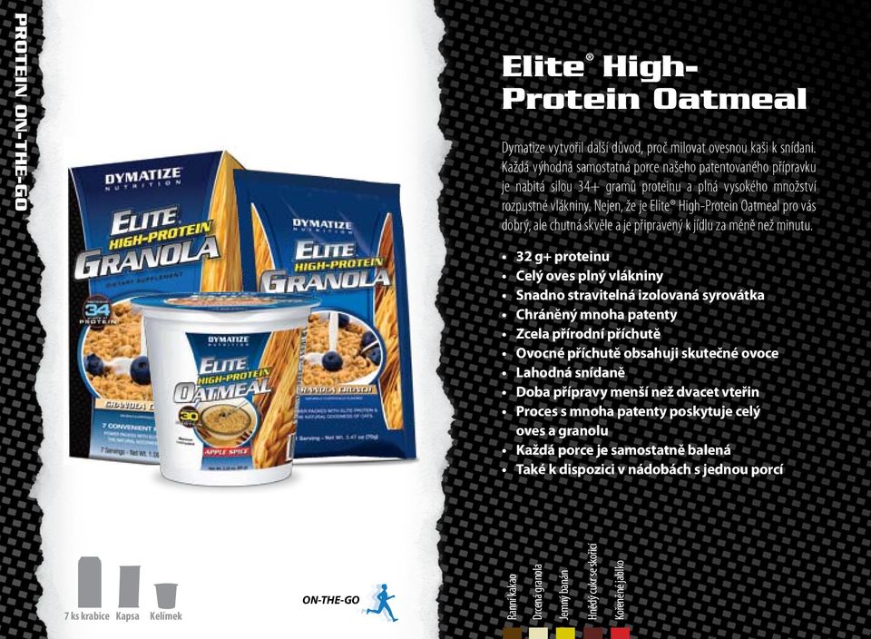 Nejen, že je Elite High-Protein Oatmeal pro vás dobrý, ale chutná skvěle a je připravený k jídlu za méně než minutu.