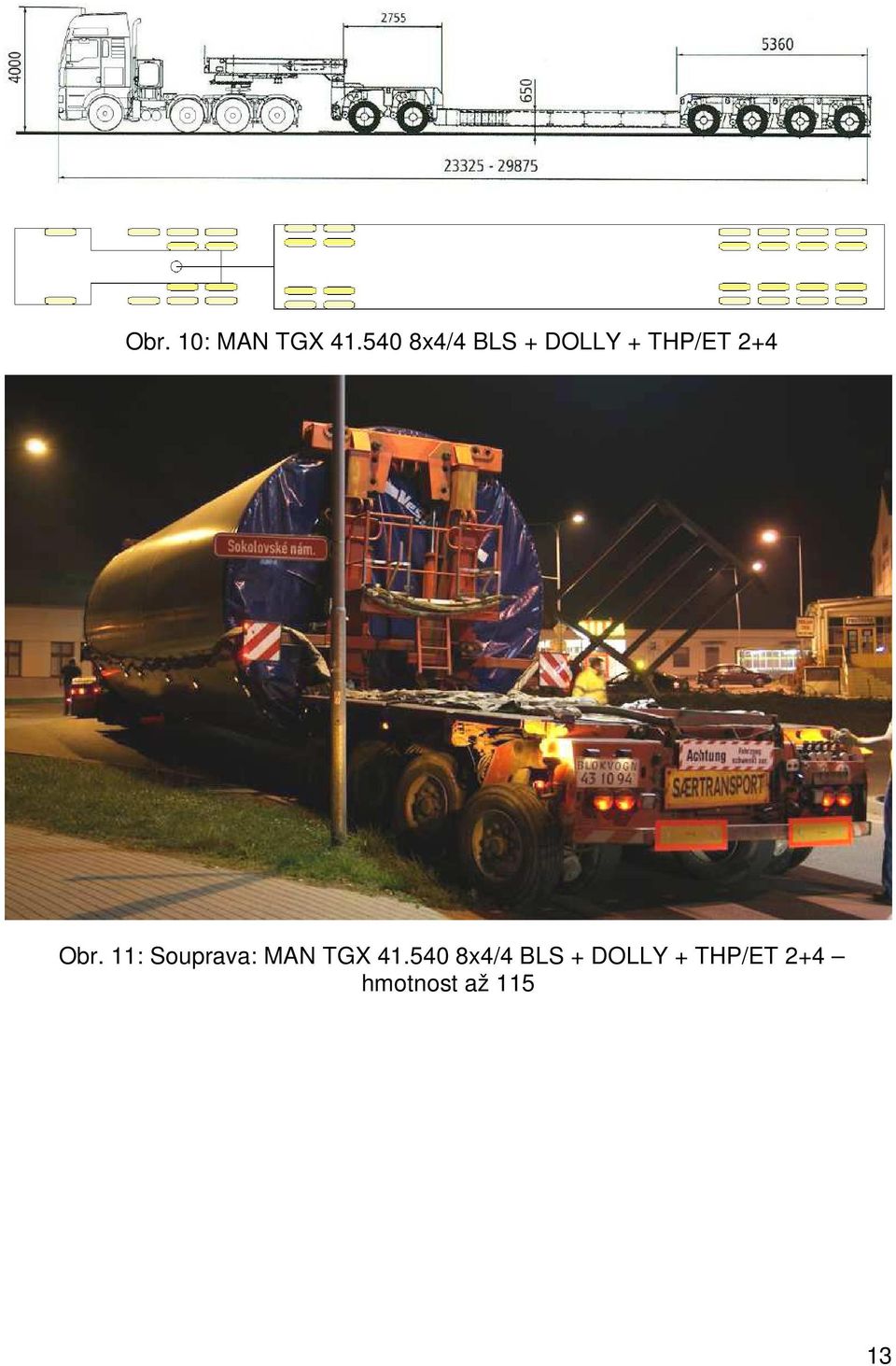 Obr. 11: Souprava: MAN TGX 41.