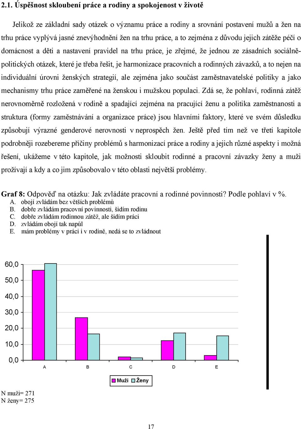 harmonizace pracovních a rodinných závazků, a to nejen na individuální úrovni ženských strategií, ale zejména jako součást zaměstnavatelské politiky a jako mechanismy trhu práce zaměřené na ženskou i