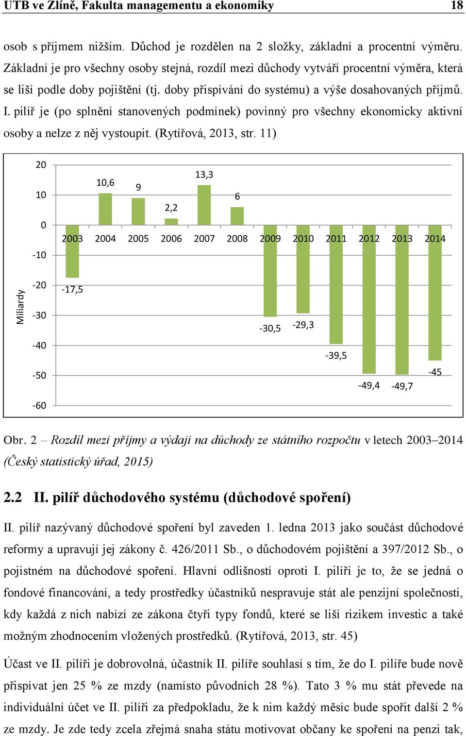 pilíř je (po splnění stanovených podmínek) povinný pro všechny ekonomicky aktivní osoby a nelze z něj vystoupit. (Rytířová, 2013, str.