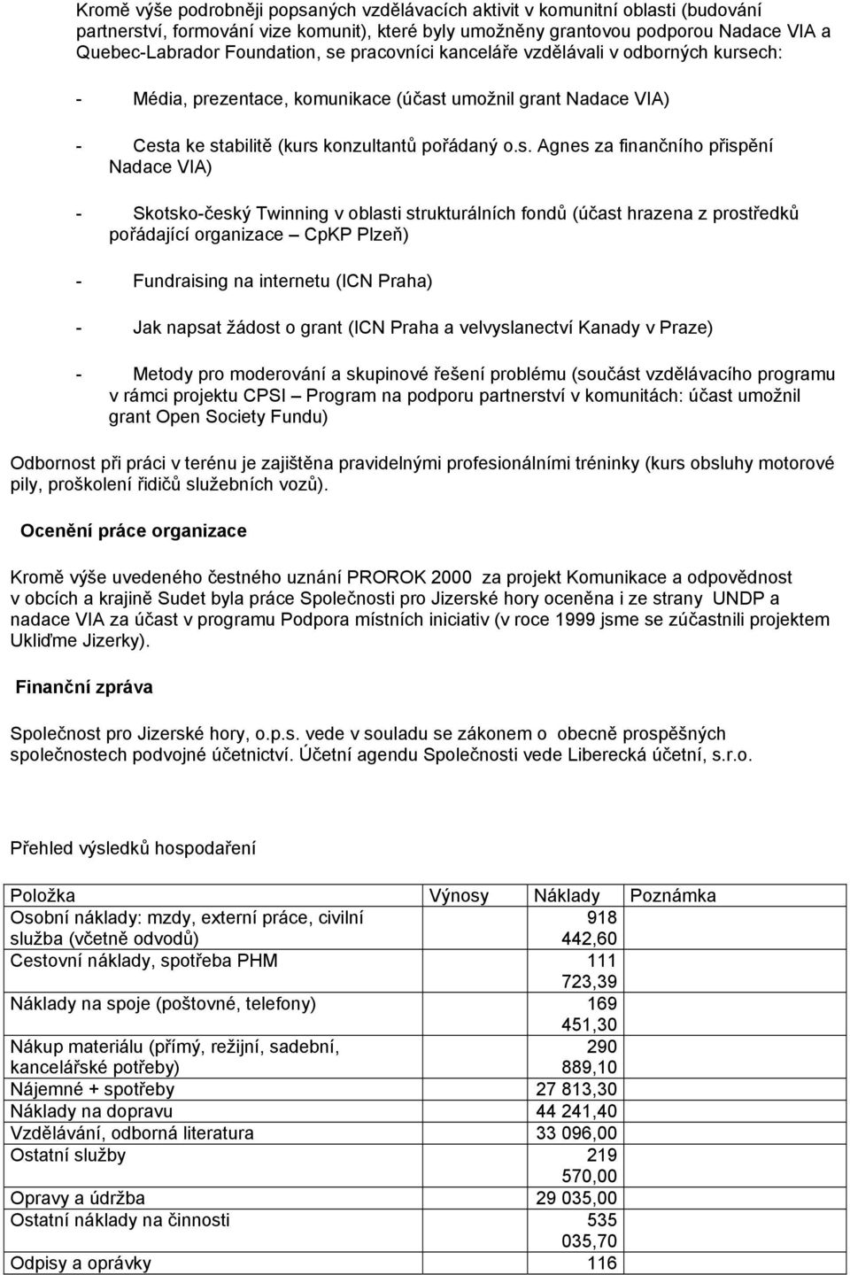 pracovníci kanceláře vzdělávali v odborných kurse