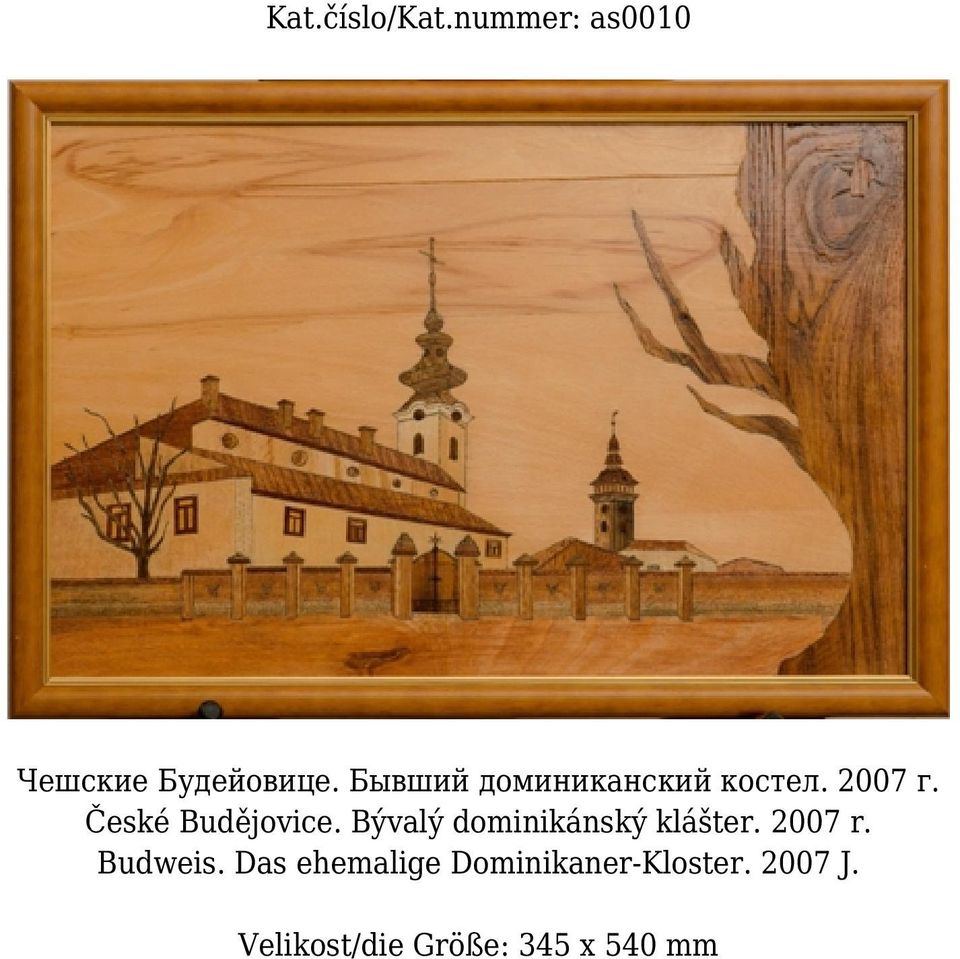 Bývalý dominikánský klášter. 2007 r. Budweis.