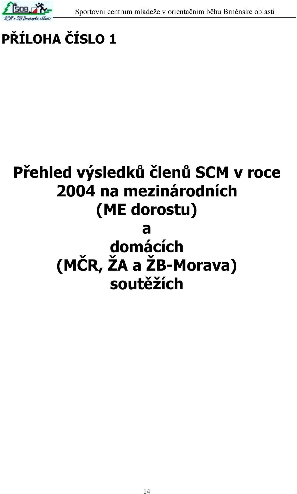 mezinárodních (ME dorostu) a