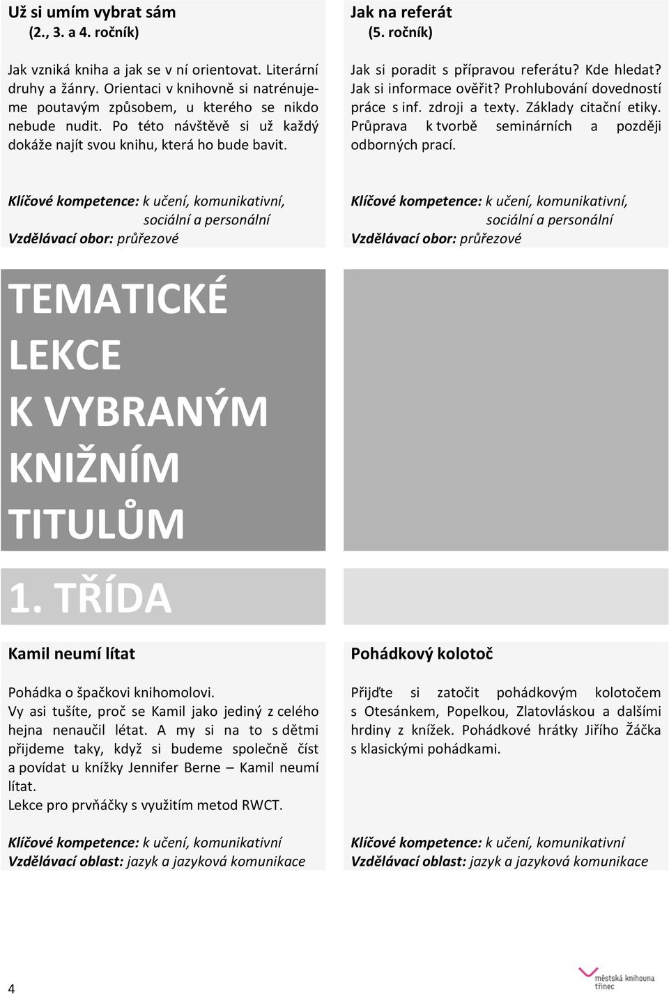 Prohlubování dovedností práce s inf. zdroji a texty. Základy citační etiky. Průprava k tvorbě seminárních a později odborných prací.