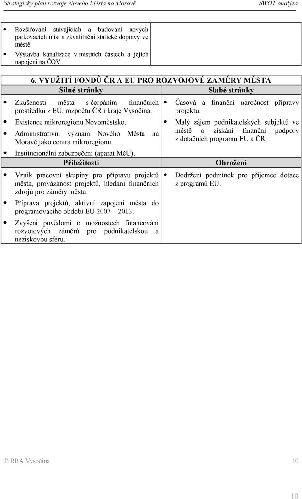 Administrativní význam Nového Města na Moravě jako centra mikroregionu. Institucionální zabezpečení (aparát MěÚ).