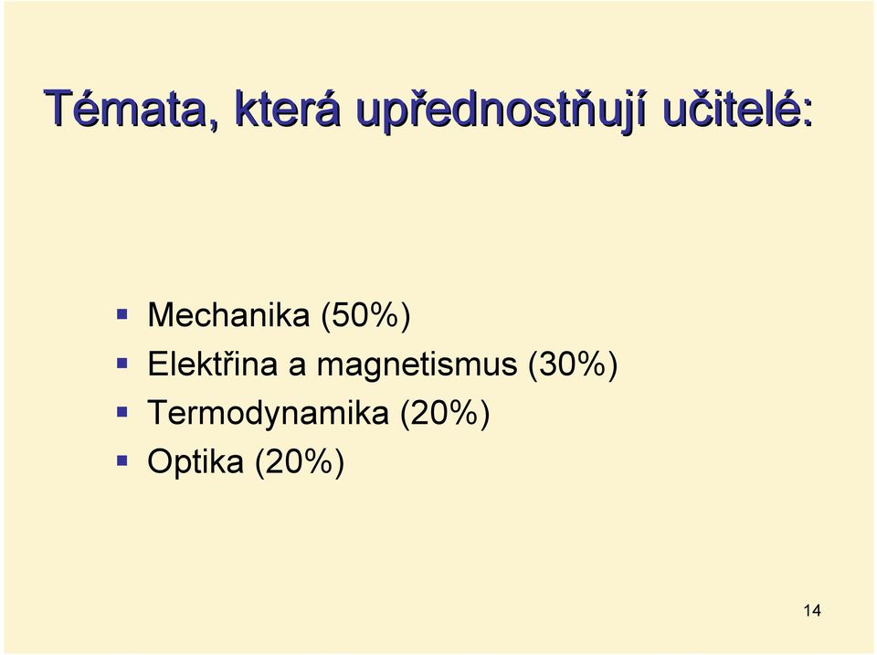 (50%) Elektřina a magnetismus