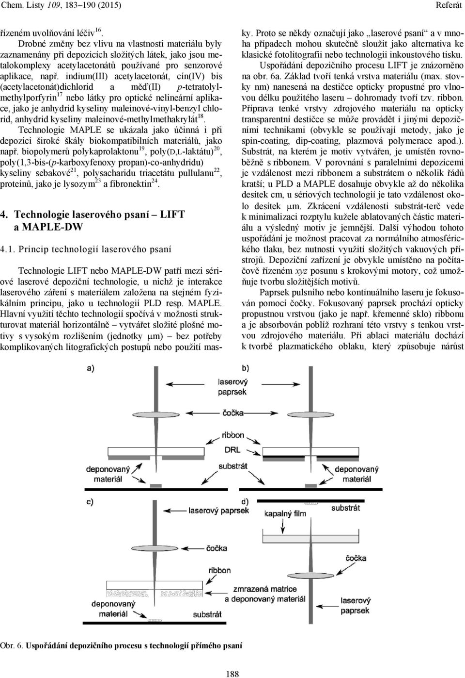 indium(iii) acetylacetonát, cín(iv) bis (acetylacetonát)dichlorid a měď(ii) p-tetratolylmethylporfyrin 17 nebo látky pro optické nelineární aplikace, jako je anhydrid kyseliny maleinové-vinyl-benzyl