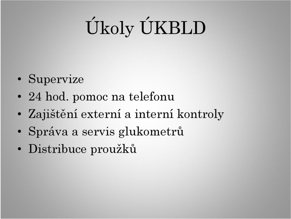 externí a interní kontroly