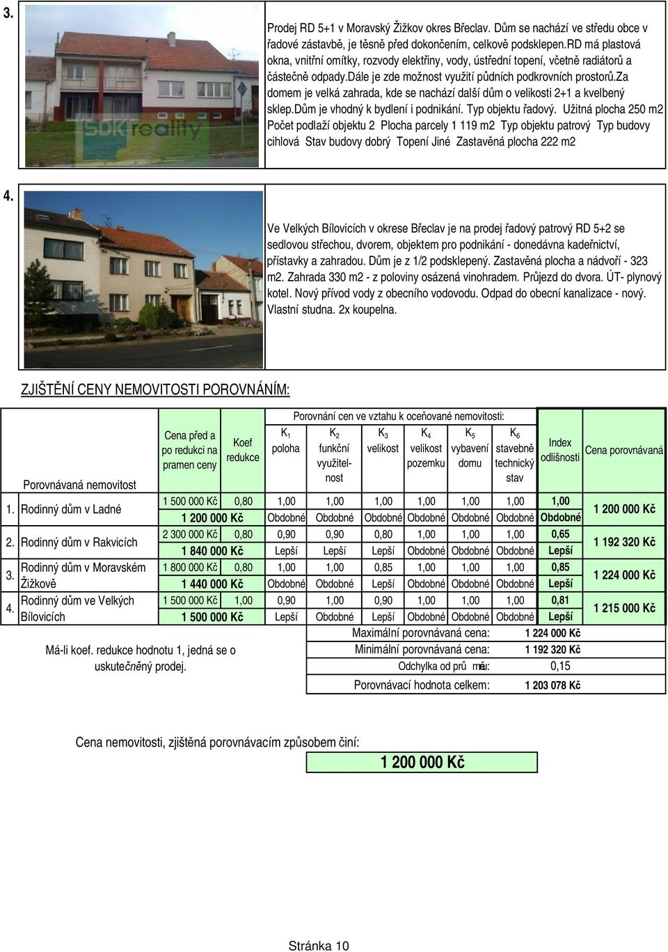 za domem je velká zahrada, kde se nachází další d m o velikosti 2+1 a kvelbený sklep.d m je vhodný k bydlení i podnikání. Typ objektu adový.