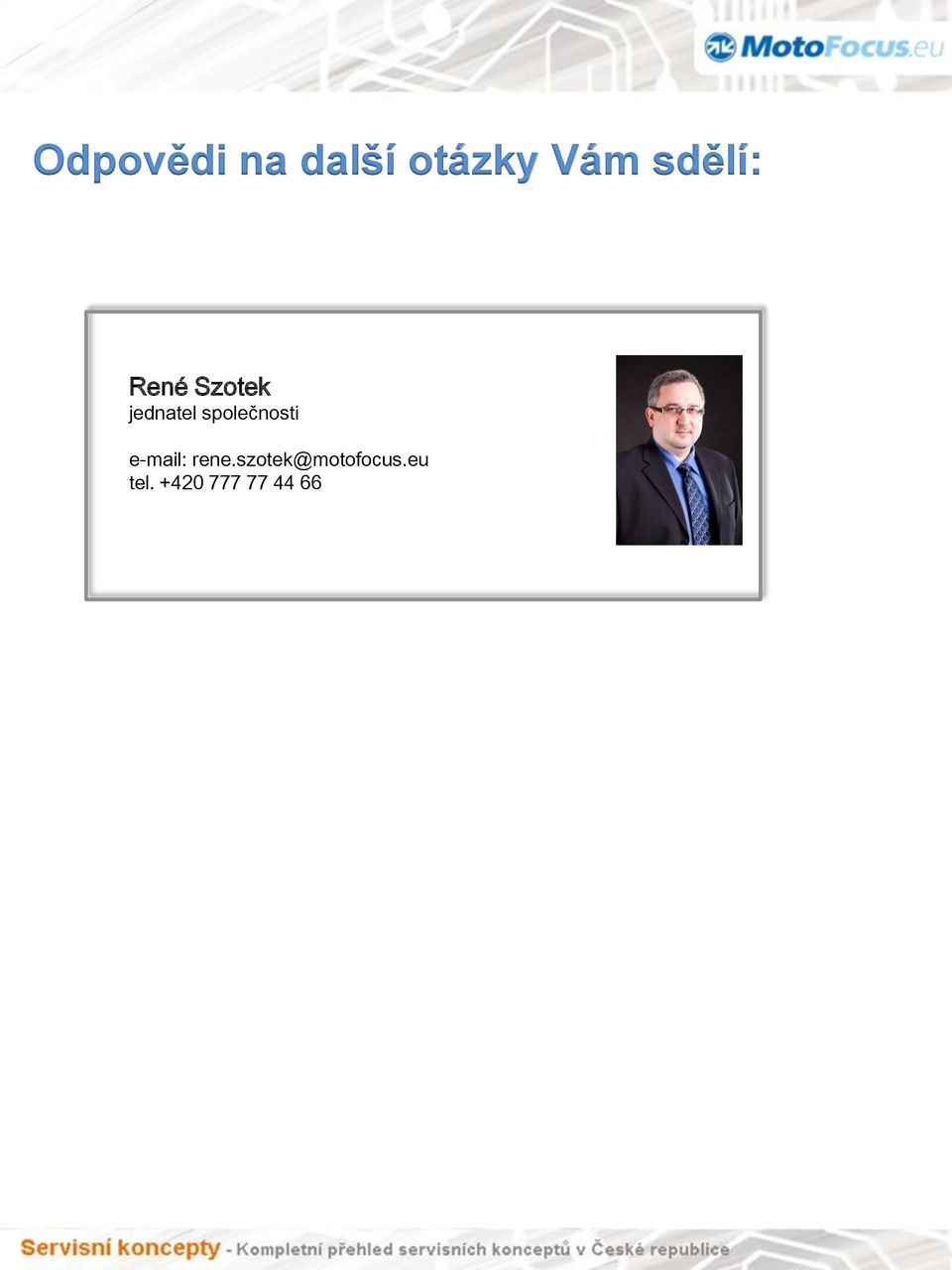 společnosti e-mail: rene.