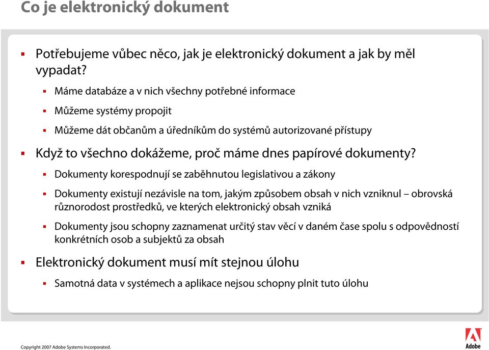 papírové dokumenty?