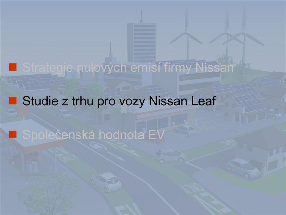 trhu pro vozy Nissan