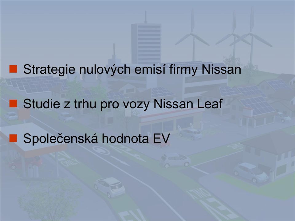 trhu pro vozy Nissan