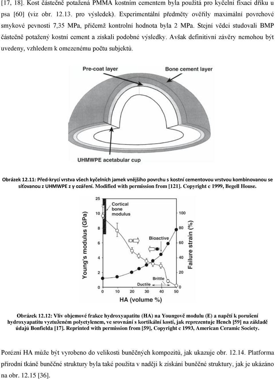 Stejní vědci studovali BMP částečně potažený kostní cement a získali podobné výsledky. Avšak definitivní závěry nemohou být uvedeny, vzhledem k omezenému počtu subjektů. Obrázek 12.