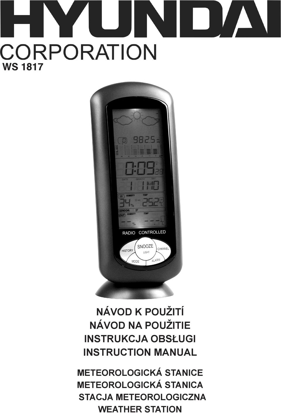 MANUAL METEOROLOGICKÁ STANICE