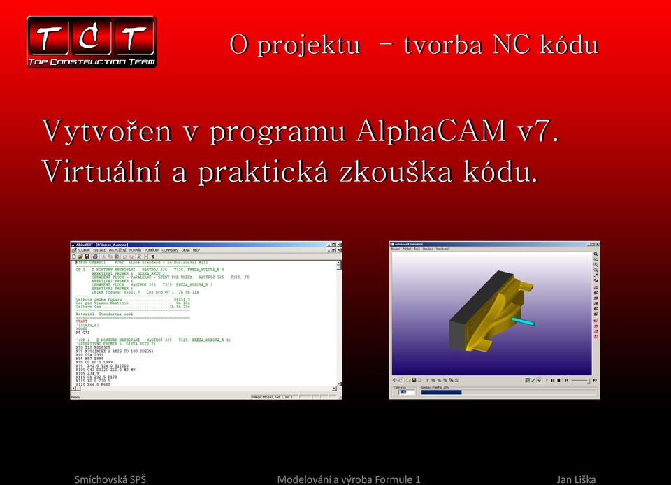 programu AlphaCAM v7.