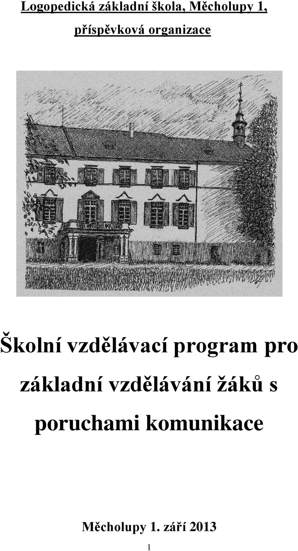 program pro základní vzdělávání žáků s