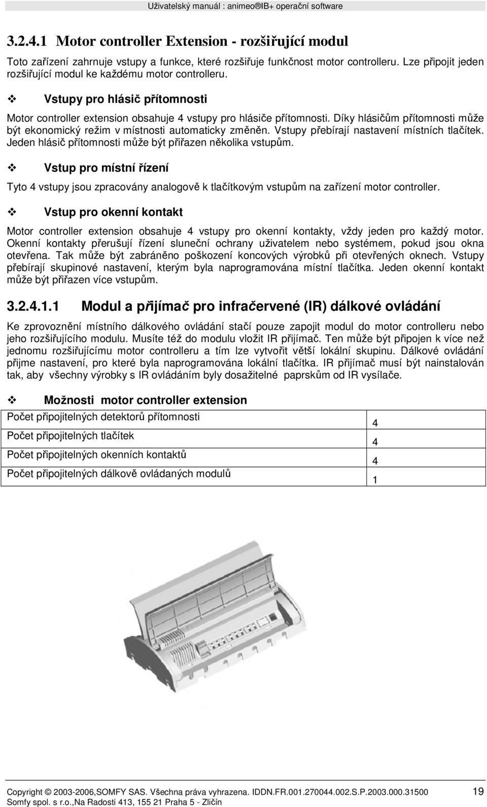 Díky hlásičům přítomnosti může být ekonomický režim v místnosti automaticky změněn. Vstupy přebírají nastavení místních tlačítek. Jeden hlásič přítomnosti může být přiřazen několika vstupům.