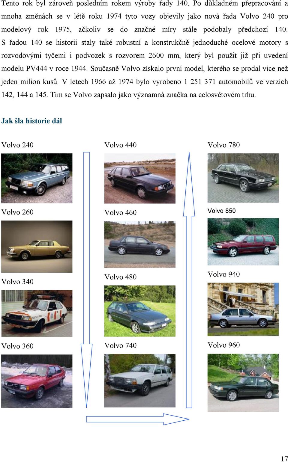 S řadou 140 se historií staly také robustní a konstrukčně jednoduché ocelové motory s rozvodovými tyčemi i podvozek s rozvorem 2600 mm, který byl použit již při uvedení modelu PV444 v roce 1944.