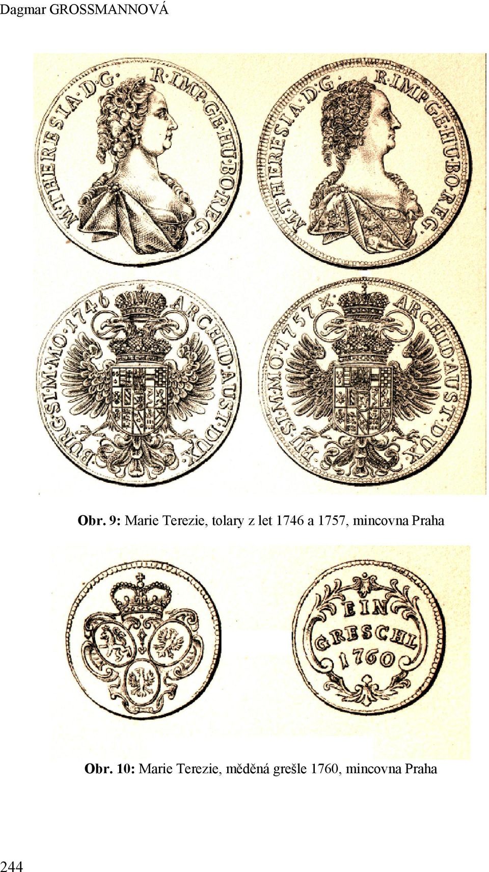 a 1757, mincovna Praha Obr.