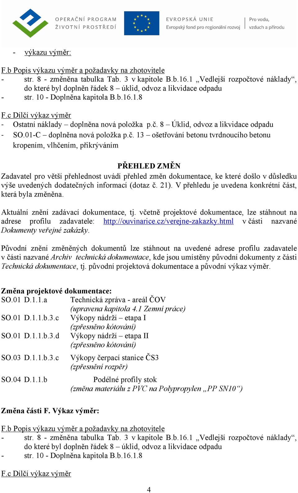 01-C doplněna nová položka p.č.