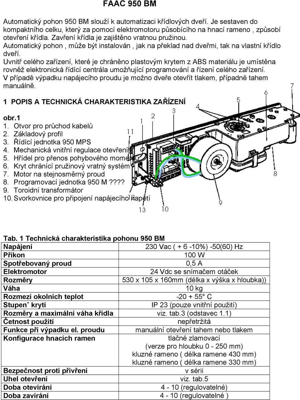 Uvnitř celého zařízení, které je chráněno plastovým krytem z ABS materiálu je umístěna rovněž elektronická řídící centrála umožňující programování a řízení celého zařízení.