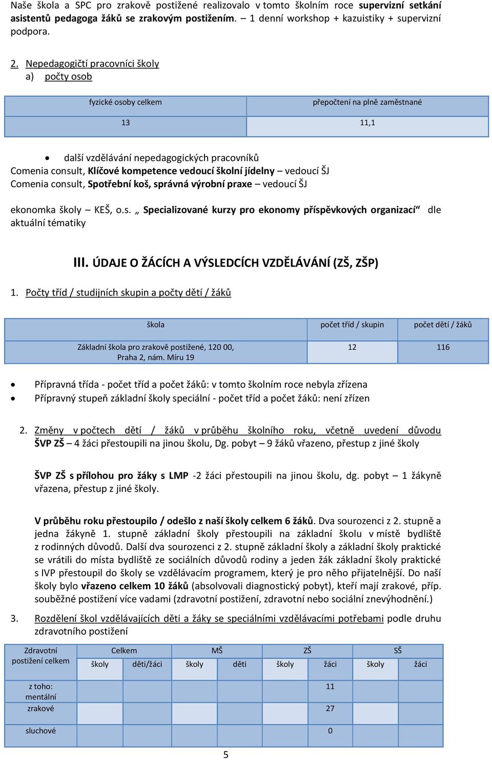 jídelny vedoucí ŠJ Comenia consult, Spotřební koš, správná výrobní praxe vedoucí ŠJ ekonomka školy KEŠ, o.s. Specializované kurzy pro ekonomy příspěvkových organizací dle aktuální tématiky III.