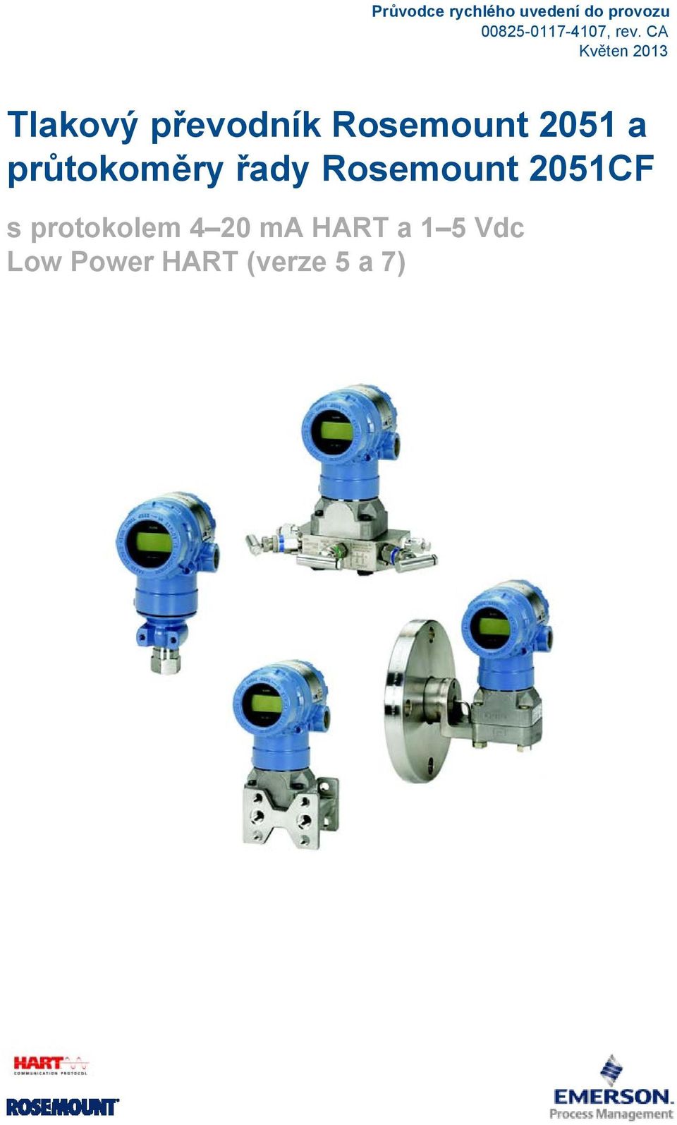 průtokoměry řady Rosemount 2051CF s