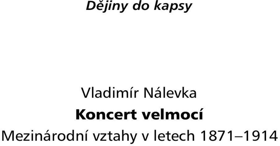 Koncert velmocí