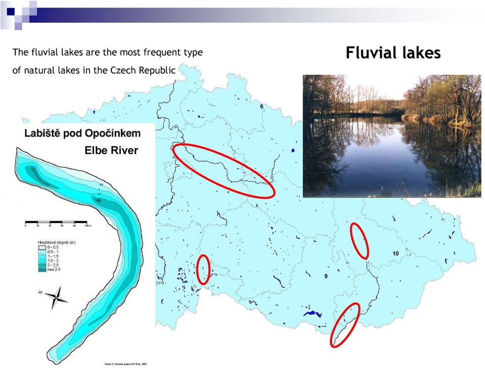 natural lakes in the Czech