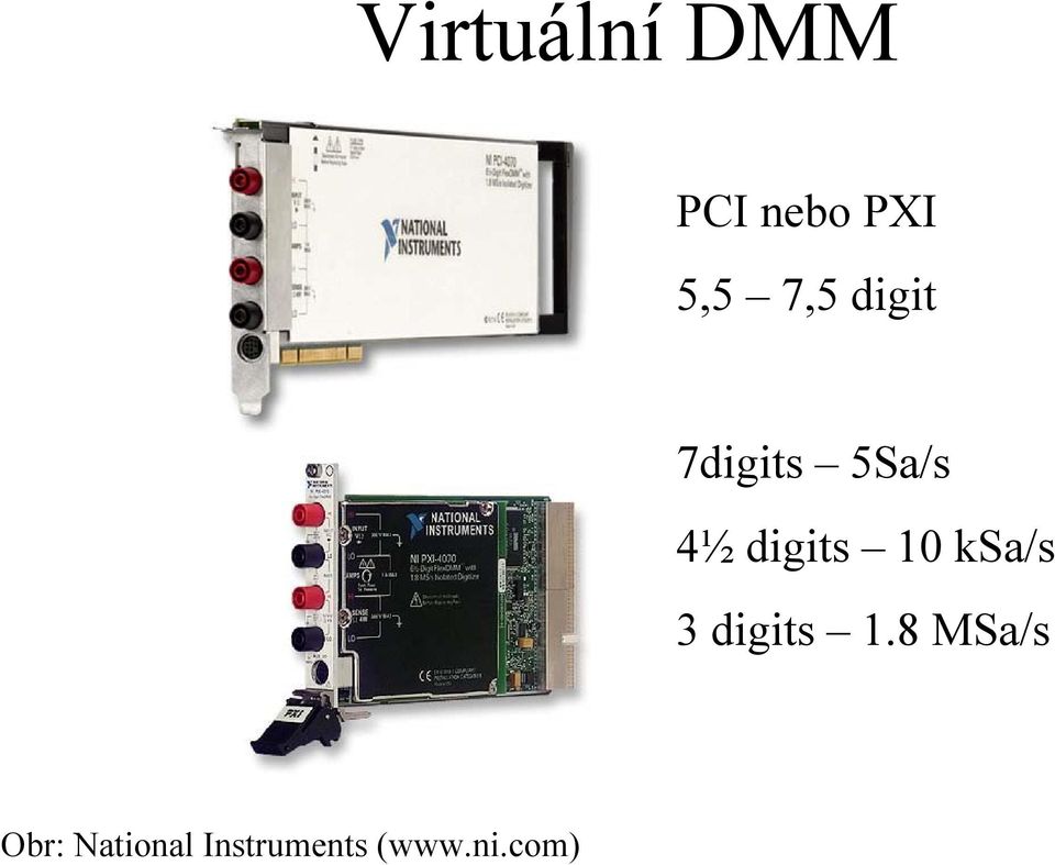 PXI 5,5 7,5 digit 7digits 5Sa/s