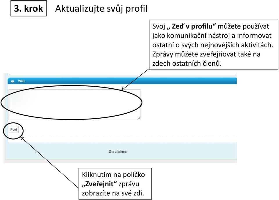 nejnovějších aktivitách.