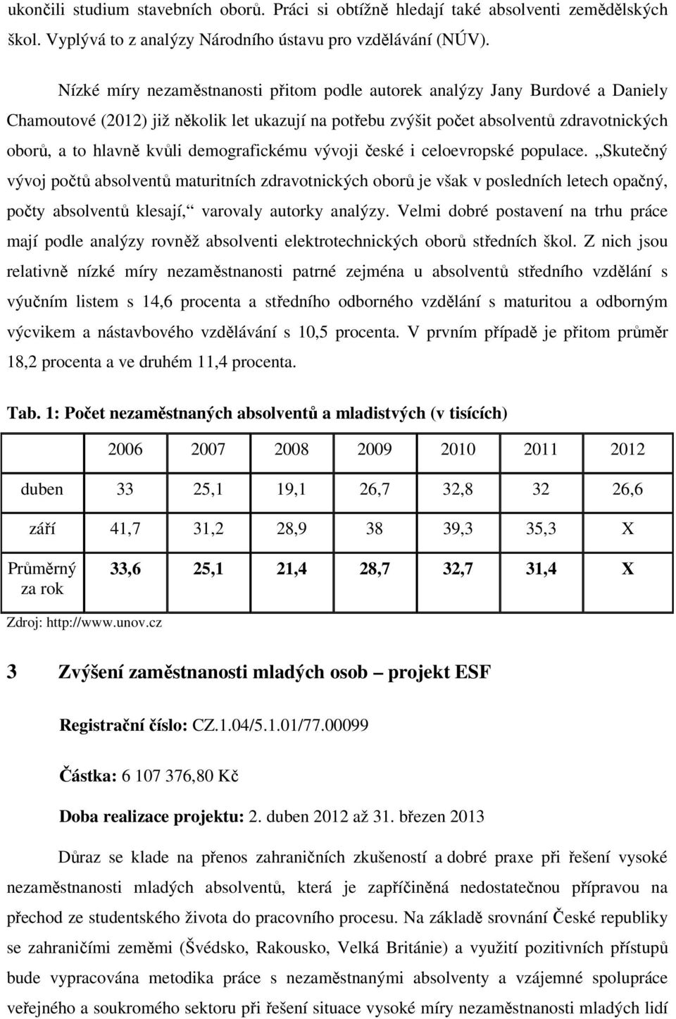 demografickému vývoji české i celoevropské populace.