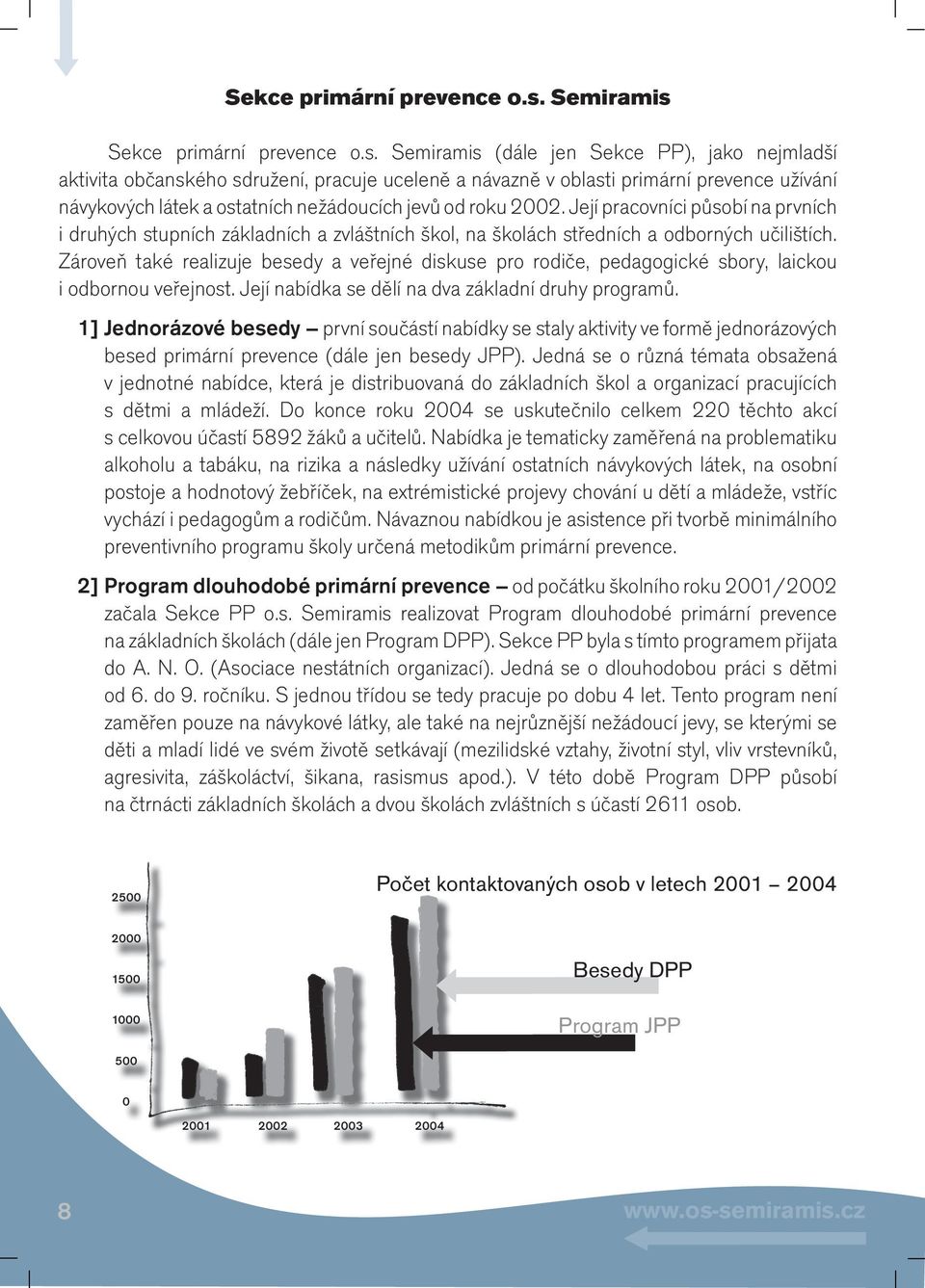 roku 2002. Její pracovníci působí na prvních i druhých stupních základních a zvláštních škol, na školách středních a odborných učilištích.