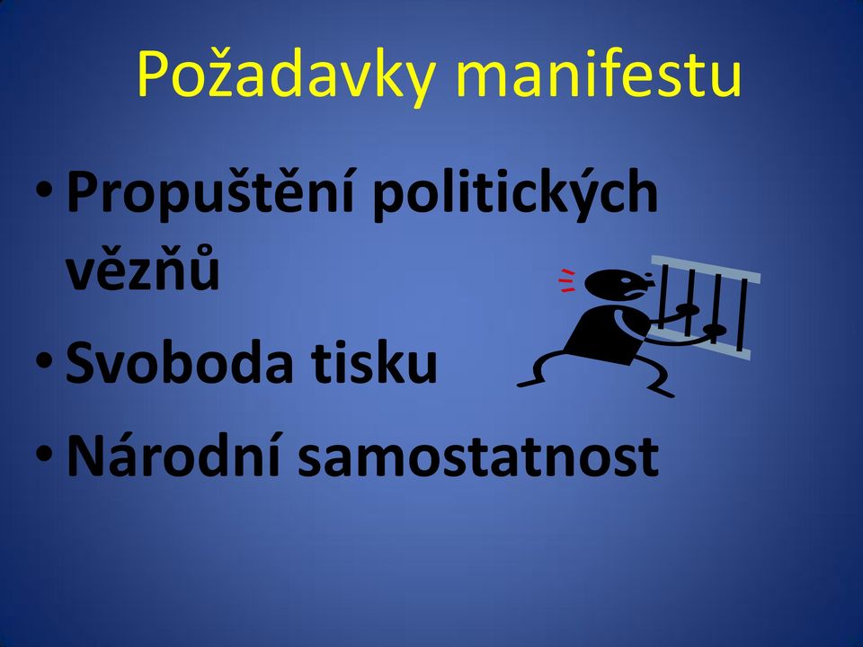 politických vězňů