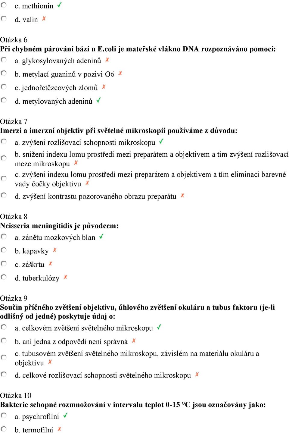 snížení indexu lomu prostředí mezi preparátem a objektivem a tím zvýšení rozlišovací meze mikroskopu c.