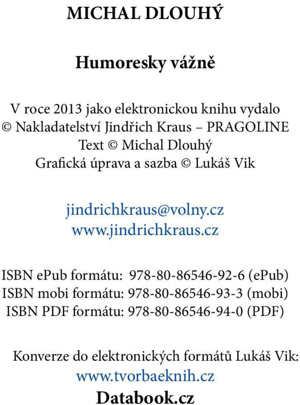 volny.cz www.jindrichkraus.