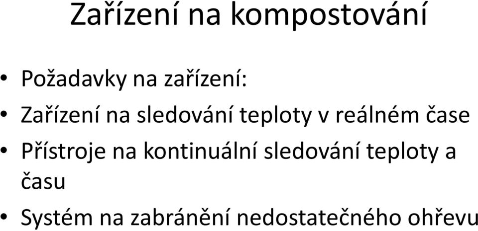 reálném čase Přístroje na kontinuální