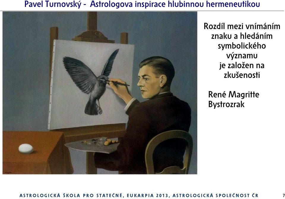 René Magritte Bystrozrak ASTROLOGICKÁ ŠKOLA