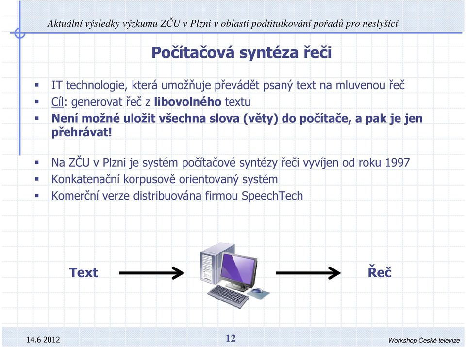 (věty) d pčítače, a pak je jen přehrávat!