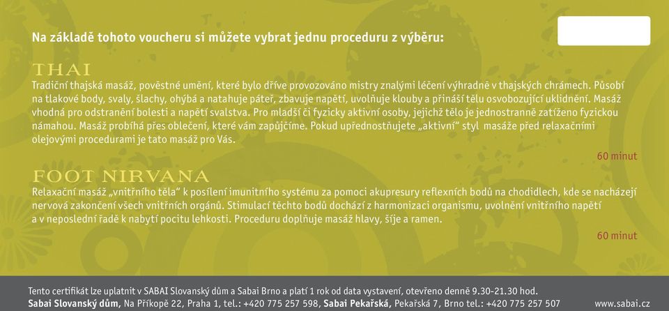 Pro mladší či fyzicky aktivní osoby, jejichž tělo je jednostranně zatíženo fyzickou námahou. Masáž probíhá přes oblečení, které vám zapůjčíme.