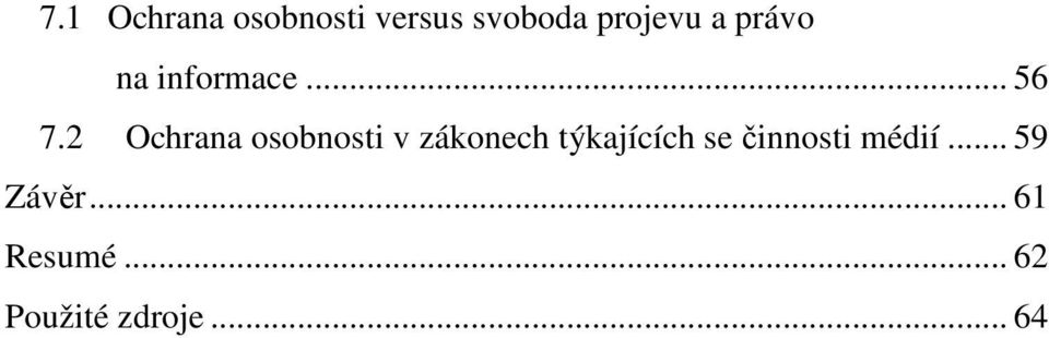 2 Ochrana osobnosti v zákonech týkajících se