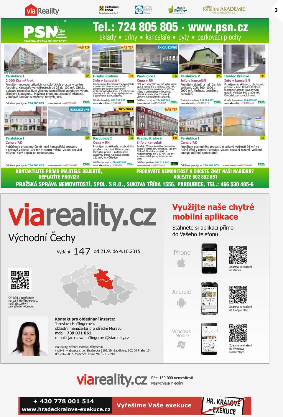 Oddělení pronájmu, 724 805 805 www.viareality.cz/ 1-559-036 Jediná volná stavební parcela na nábřeží v centru HK, Smetanovo nábřeží, vč.