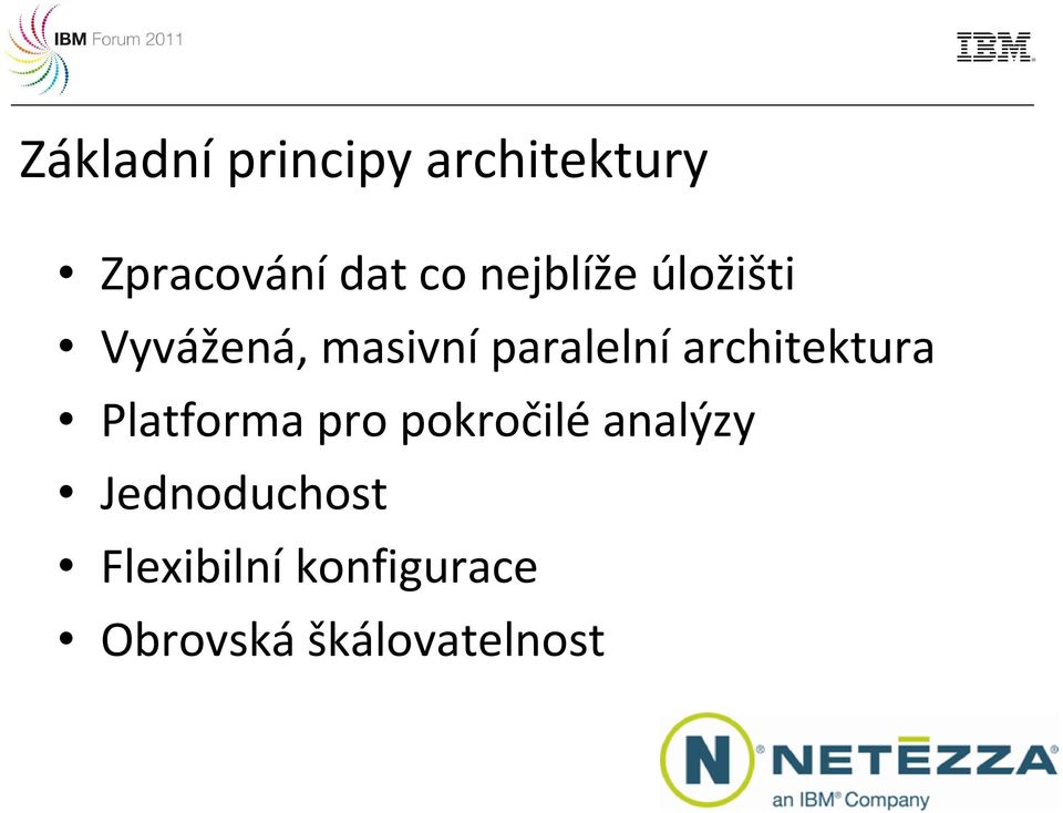 architektura Platforma pro pokročilé analýzy