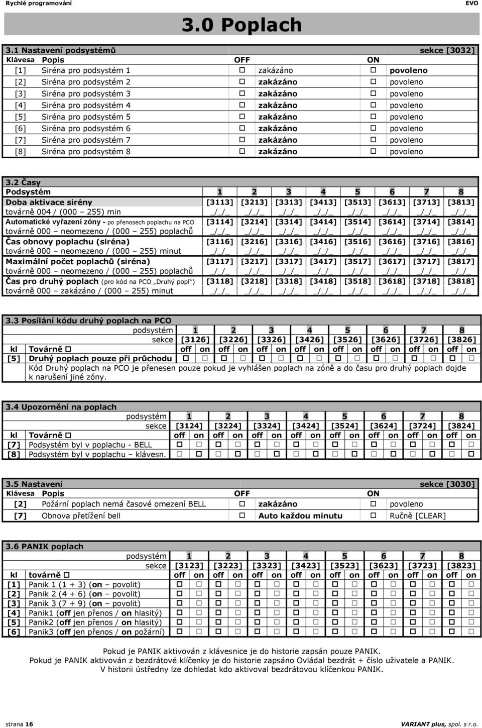 Siréna pro podsystém 4 zakázáno povoleno [5] Siréna pro podsystém 5 zakázáno povoleno [6] Siréna pro podsystém 6 zakázáno povoleno [7] Siréna pro podsystém 7 zakázáno povoleno [8] Siréna pro