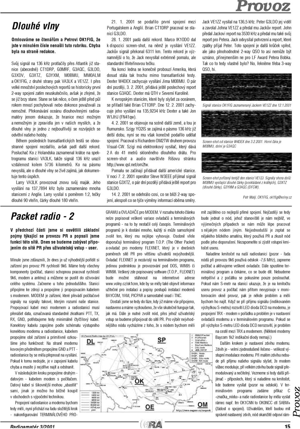 I pøes velké množství poslechových reportù se historicky první 2-way spojení zatím neuskuteènilo, avšak je zøejmé, že se již brzy stane.