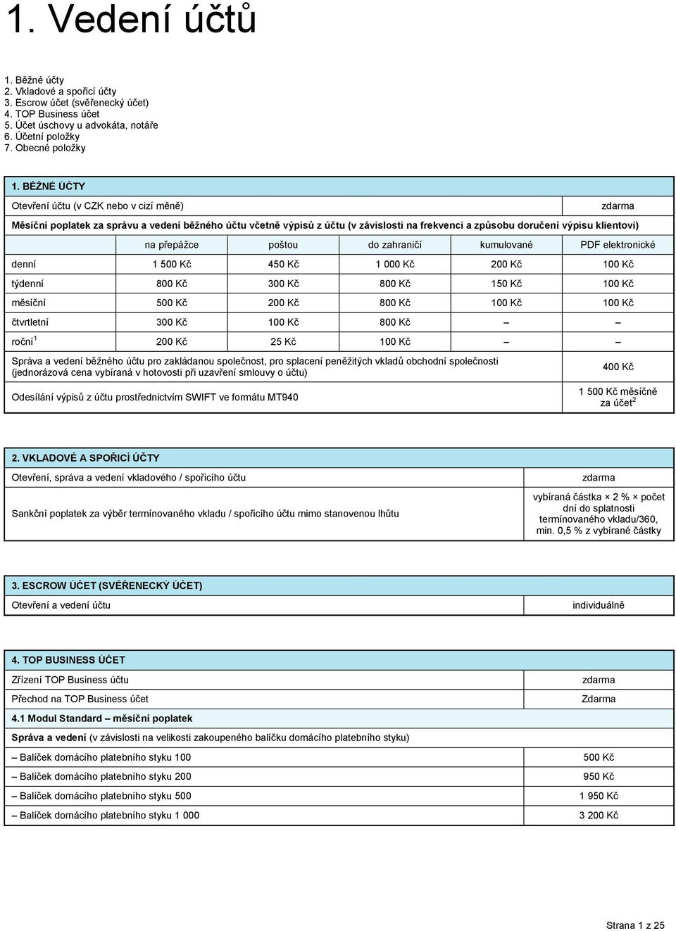 poštou do zahraničí kumulované PDF elektronické denní 1 500 Kč 450 Kč 1 000 Kč 200 Kč 100 Kč týdenní 800 Kč 300 Kč 800 Kč 150 Kč 100 Kč měsíční 500 Kč 200 Kč 800 Kč 100 Kč 100 Kč čtvrtletní 300 Kč